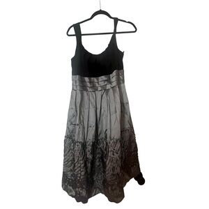 Dress Barn Cocktail Dress. Size 12 Black and Gray Women's Dress